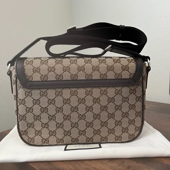 ❌ SOLD❌ NWT Gucci GG Guccissima Messenger Bag - Picture 2 of 13